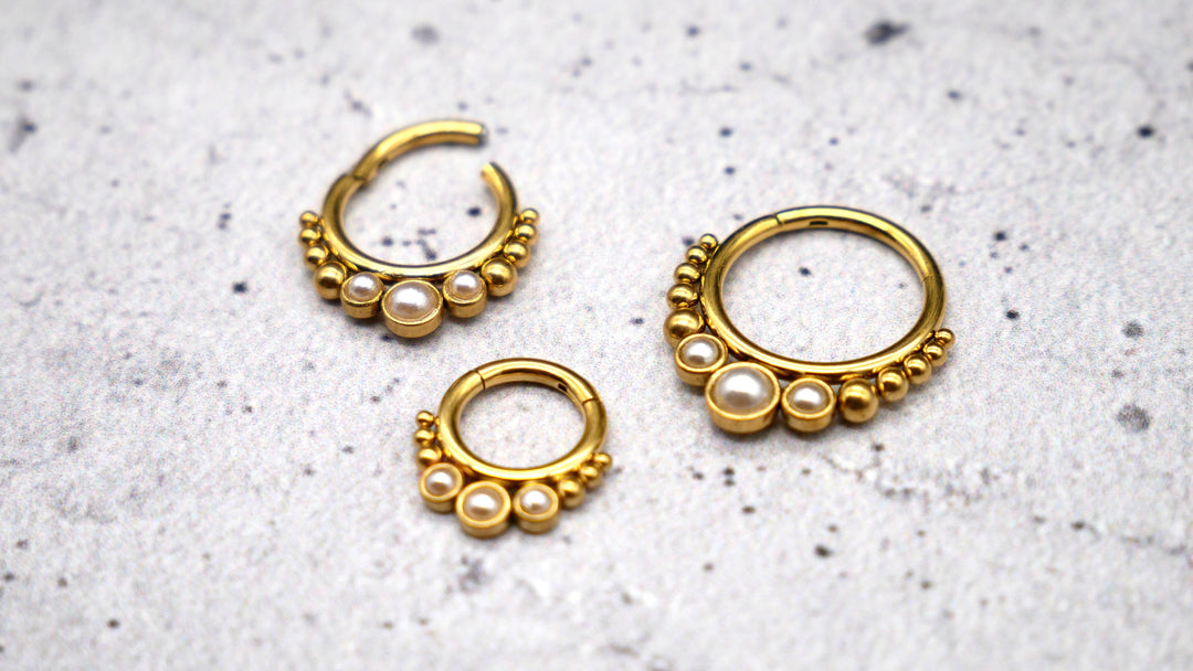 Piercing Ring Septum Chirurgenstahl 1,2mm 16g - 1A/16