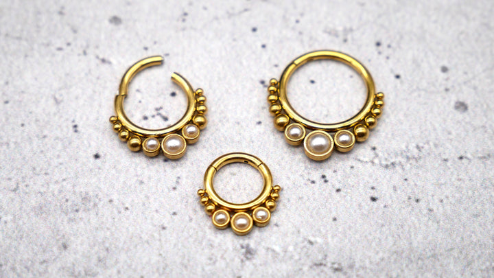 Piercing Ring Septum Chirurgenstahl 1,2mm 16g - 1A/16