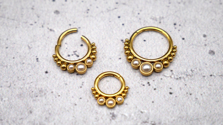 Piercing Ring Septum Chirurgenstahl 1,2mm 16g - 1A/16