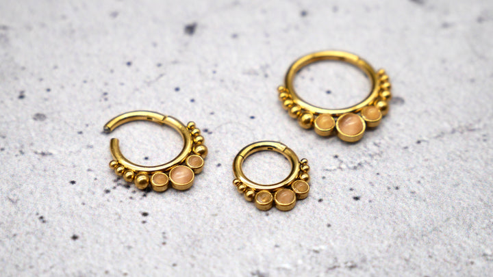 Piercing Ring Septum Chirurgenstahl 1,2mm 16g - 1A/16