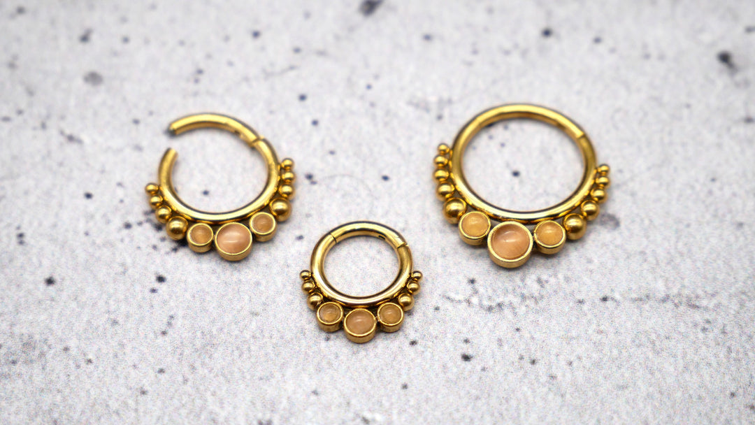 Piercing Ring Septum Chirurgenstahl 1,2mm 16g - 1A/16