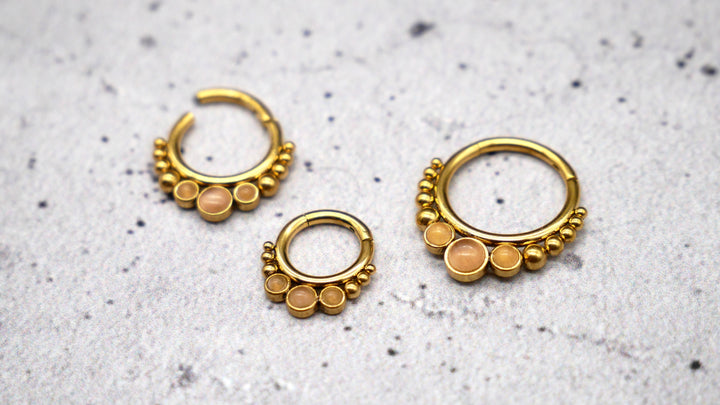 Piercing Ring Septum Chirurgenstahl 1,2mm 16g - 1A/16
