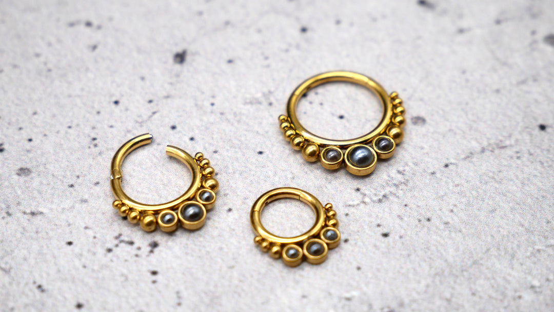 Piercing Ring Septum Chirurgenstahl 1,2mm 16g - 1A/16