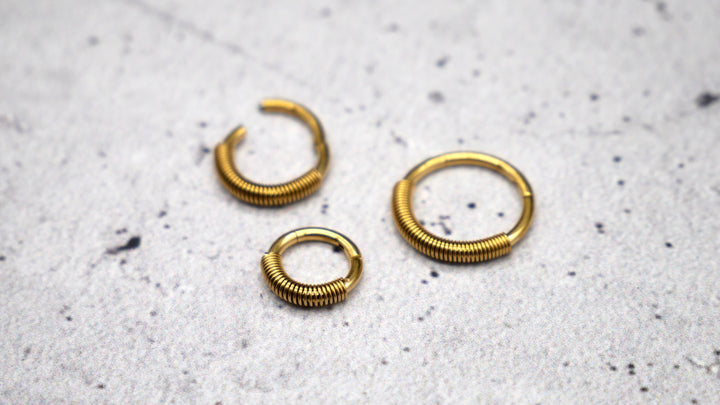 Piercing Ring Septum Chirurgenstahl 1,2mm 16g - 1A/08