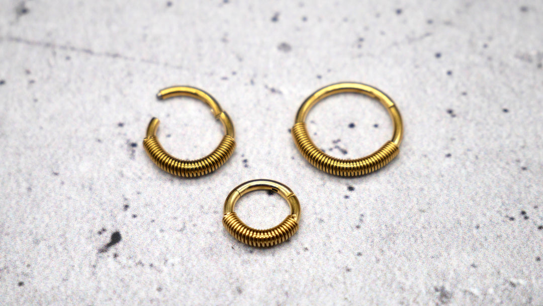 Piercing Ring Septum Chirurgenstahl 1,2mm 16g - 1A/08