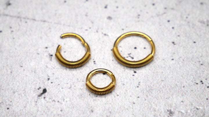 Piercing Ring Septum Chirurgenstahl 1,2mm 16g - 1A/08