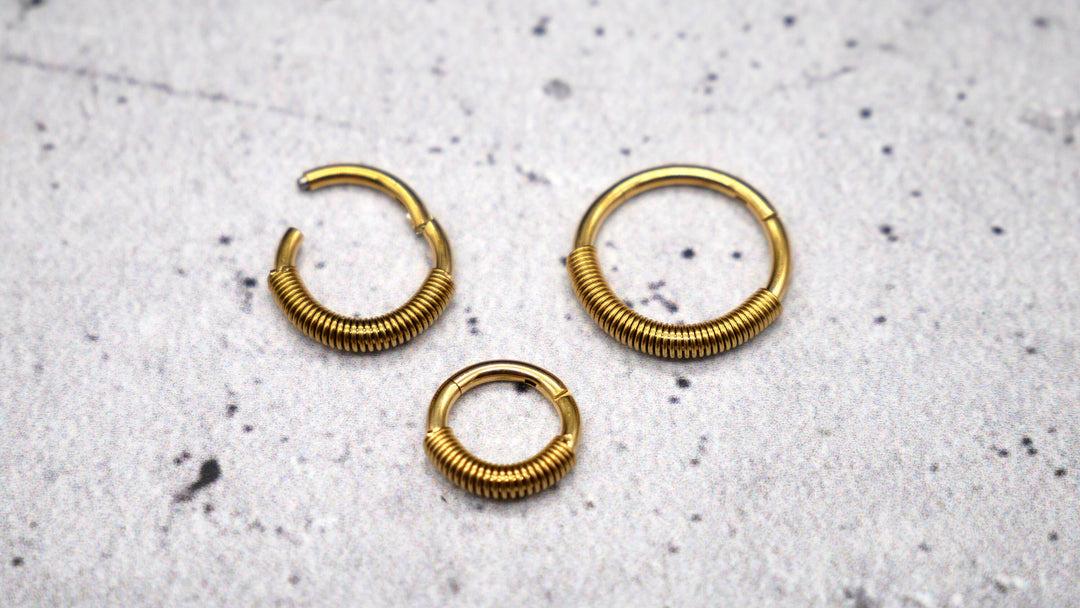 Piercing Ring Septum Chirurgenstahl 1,2mm 16g - 1A/08
