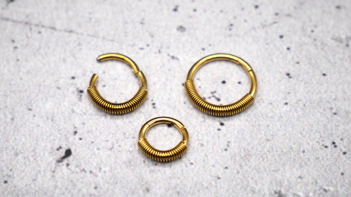 Piercing Ring Septum Chirurgenstahl 1,2mm 16g - 1A/08