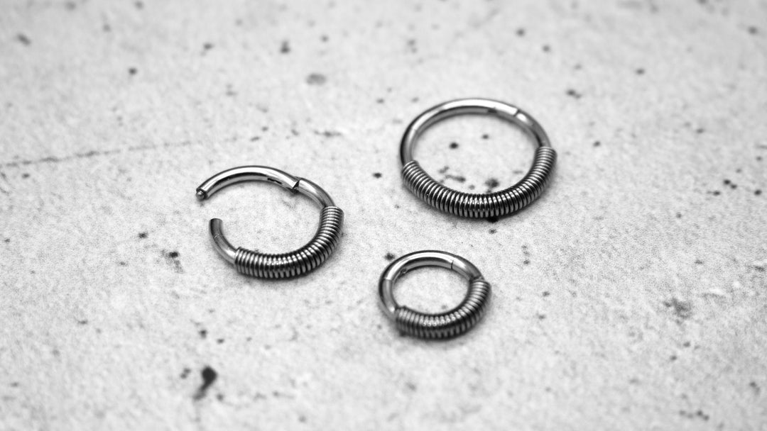Piercing Ring Septum Chirurgenstahl 1,2mm 16g - 1A/08