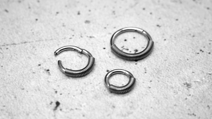 Piercing Ring Septum Chirurgenstahl 1,2mm 16g - 1A/08