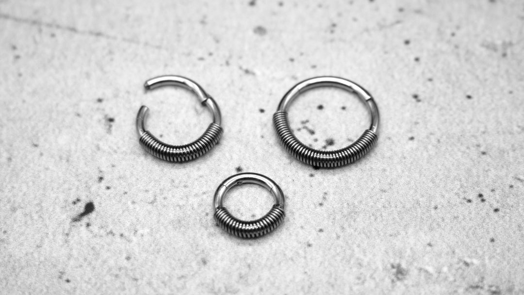 Piercing Ring Septum Chirurgenstahl 1,2mm 16g - 1A/08