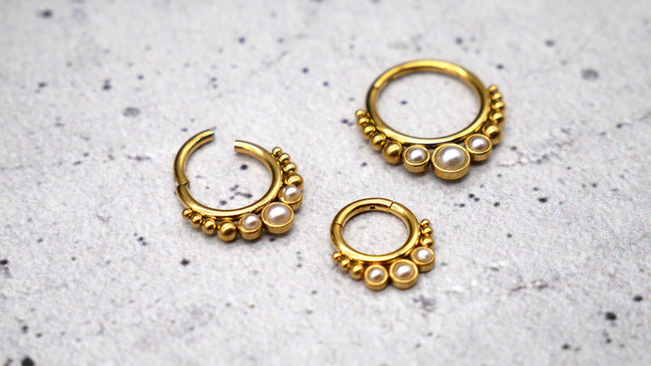 Piercing Ring Septum Chirurgenstahl 1,2mm 16g - 1A/16
