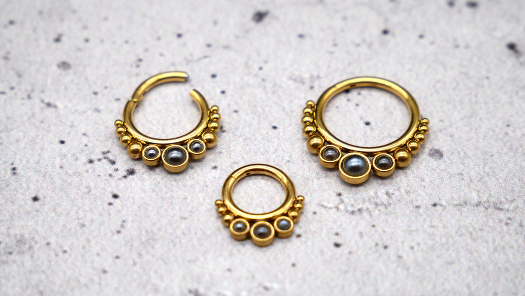 Piercing Ring Septum Chirurgenstahl 1,2mm 16g - 1A/16