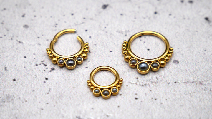 Piercing Ring Septum Chirurgenstahl 1,2mm 16g - 1A/16