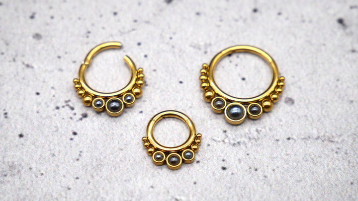 Piercing Ring Septum Chirurgenstahl 1,2mm 16g - 1A/16