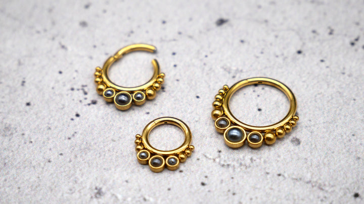 Piercing Ring Septum Chirurgenstahl 1,2mm 16g - 1A/16