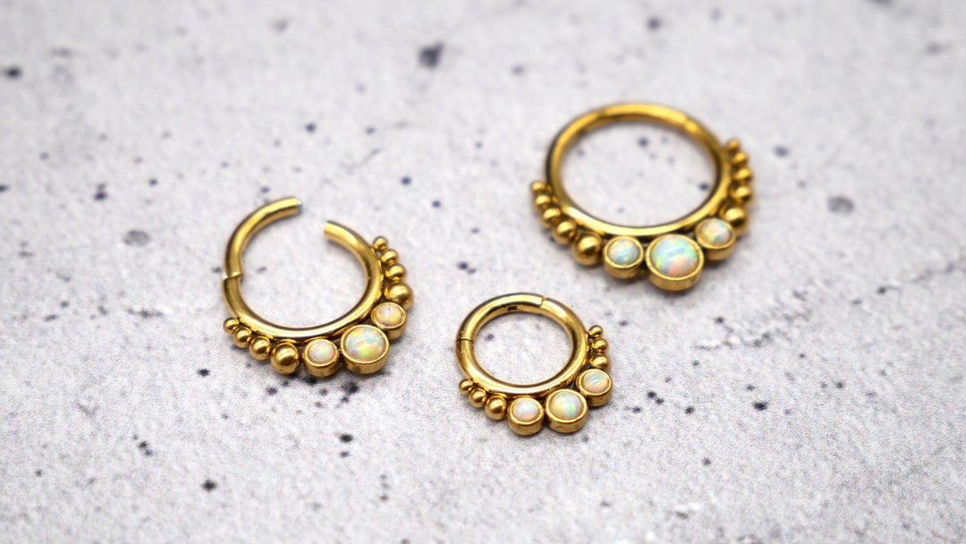 Piercing Ring Septum Chirurgenstahl 1,2mm 16g - 1A/16