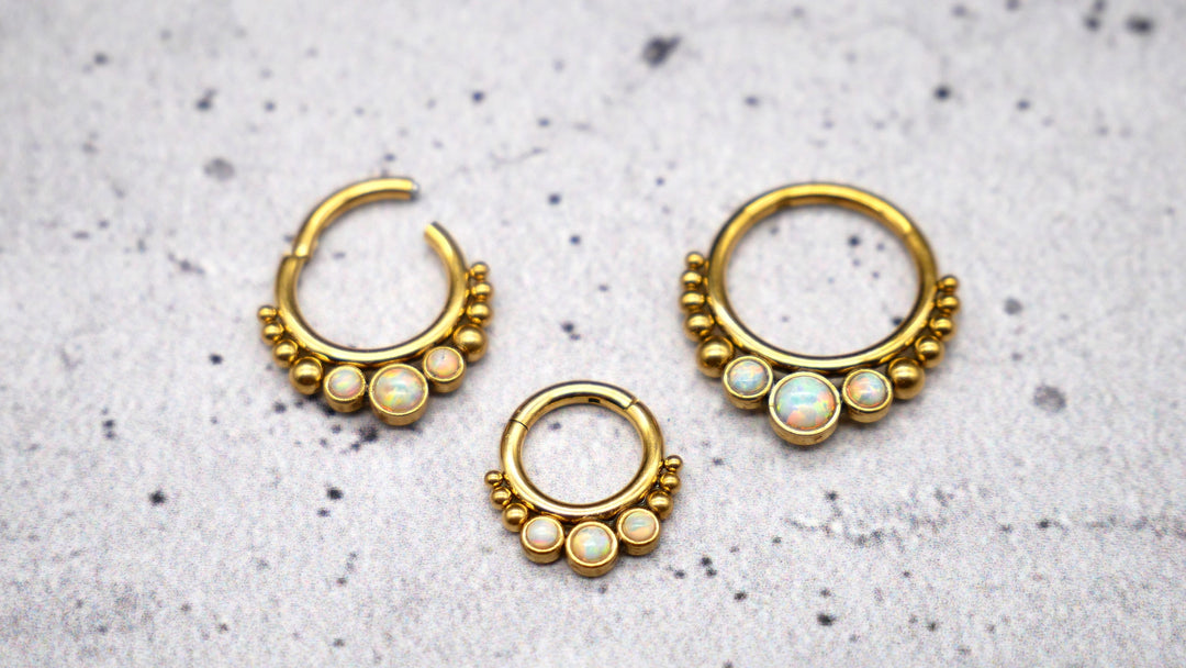 Piercing Ring Septum Chirurgenstahl 1,2mm 16g - 1A/16