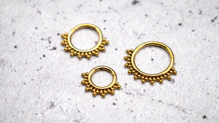 Piercing/Ring/Septum Chirurgenstahl - 1F/04