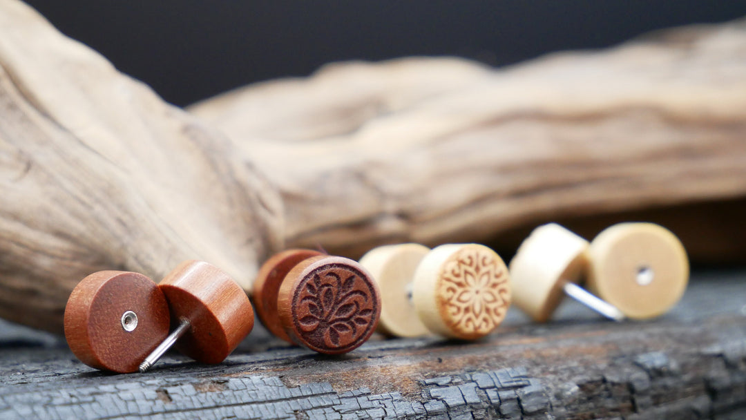 Fake Plug aus Narra Wood - N2