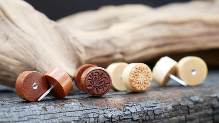 Fake Plug aus Narra Wood - N2