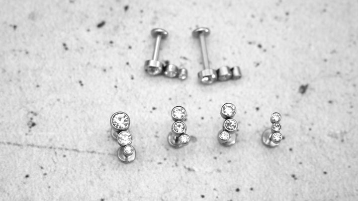 Piercing/Labret/Medusa/Tragus Chirurgenstahl - 1F/07