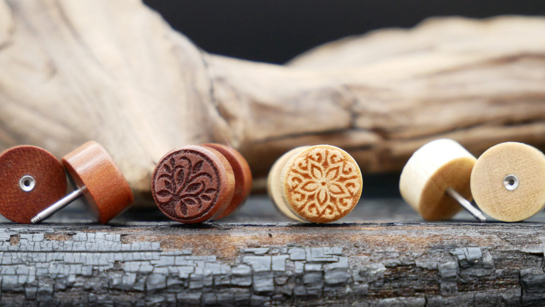 Fake Plug aus Narra Wood - N2