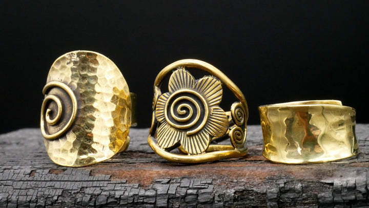 Fingerring Unisize Flower - N3
