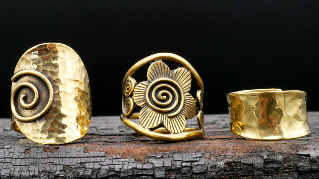 Fingerring Unisize Flower - N3