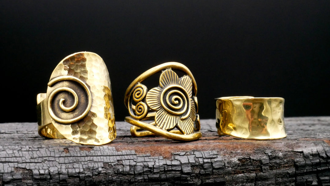 Fingerring Unisize Flower - N3