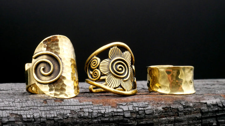 Fingerring Unisize Flower - N3