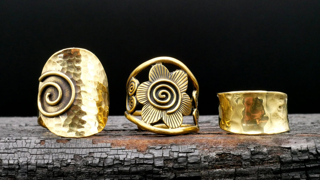 Fingerring Unisize Flower - N3