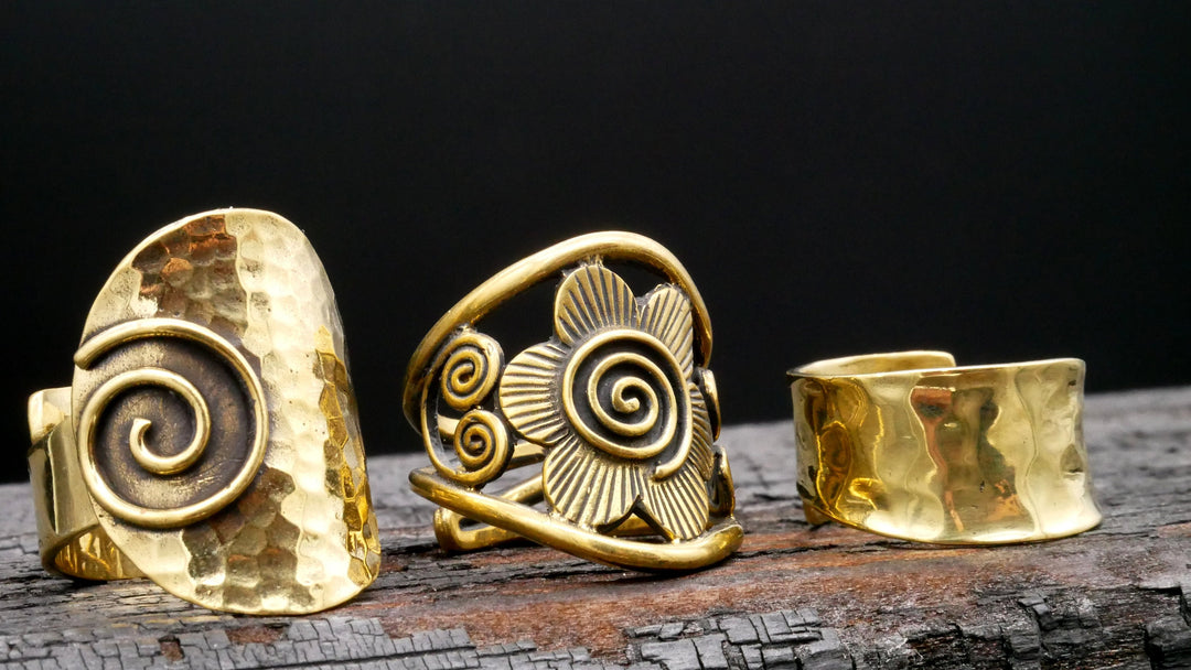 Fingerring Unisize Flower - N3