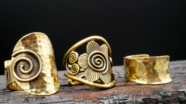 Fingerring Unisize Flower - N3