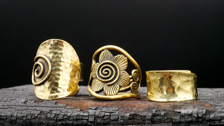 Fingerring Unisize Flower - N3