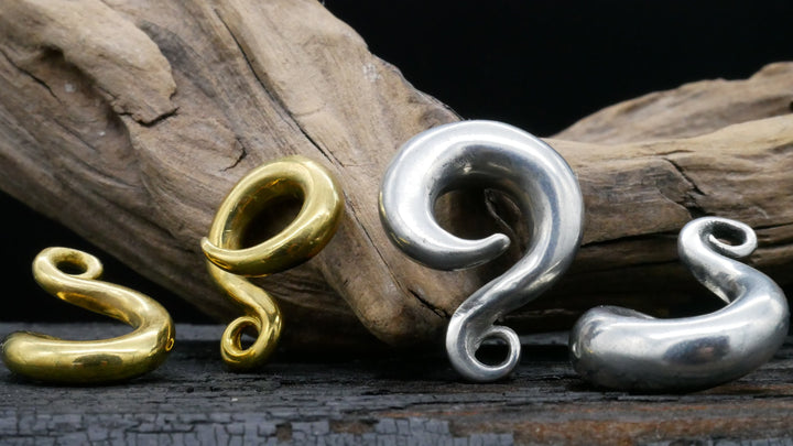 Paar Ohrringe TWIST HOOK - BB-3