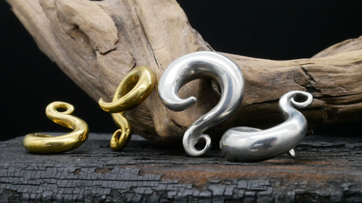 Paar Ohrringe TWIST HOOK - BB-3