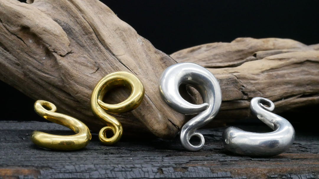 Paar Ohrringe TWIST HOOK - BB-3