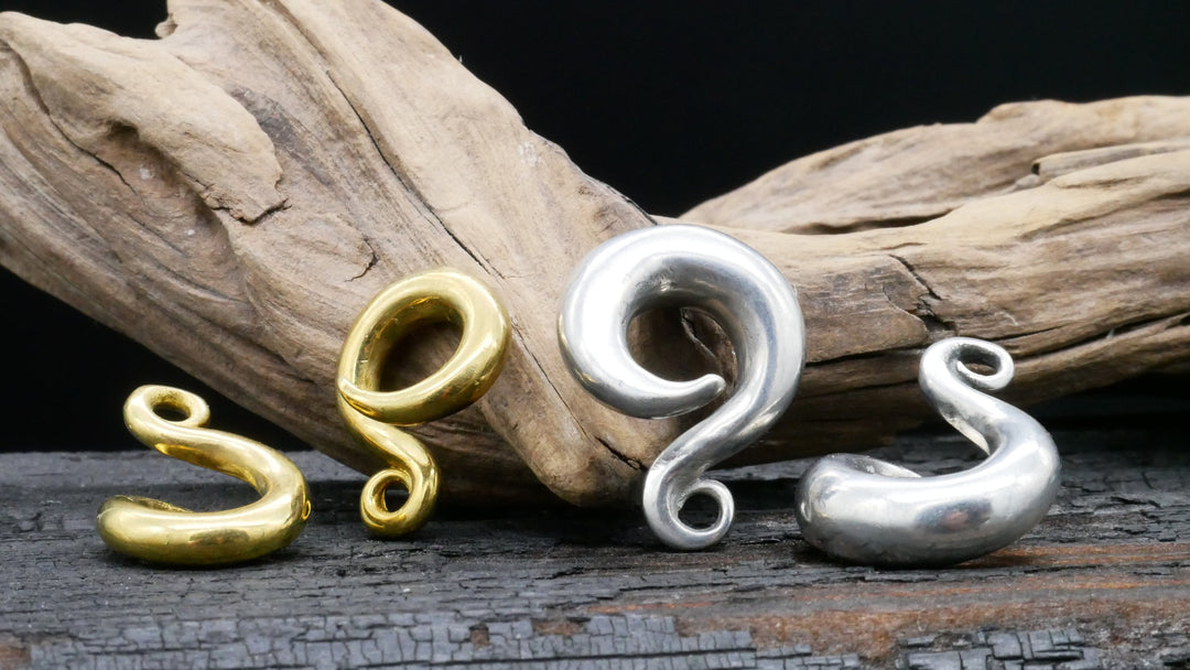 Paar Ohrringe TWIST HOOK - BB-3