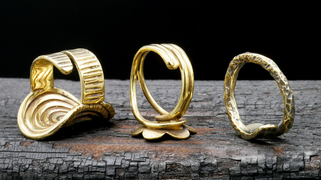 Fingerring Unisize Flower - N3