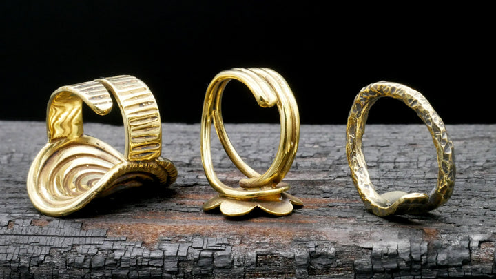 Fingerring Unisize Flower - N3