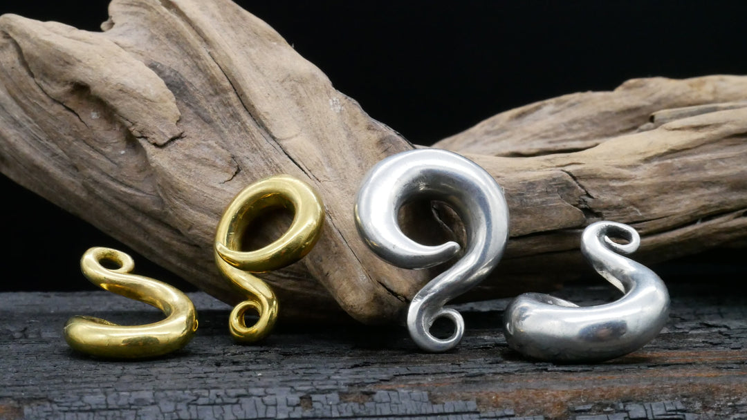 Paar Ohrringe TWIST HOOK - BB-3