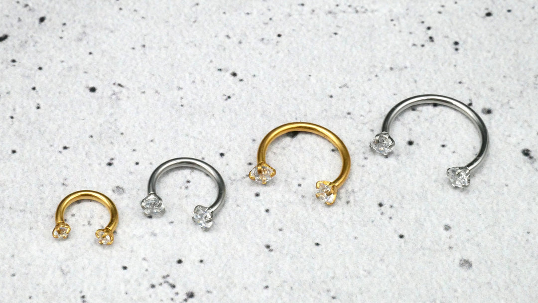 Piercing/Hufeisen Circular Barbell Chirurgenstahl - 1F/19