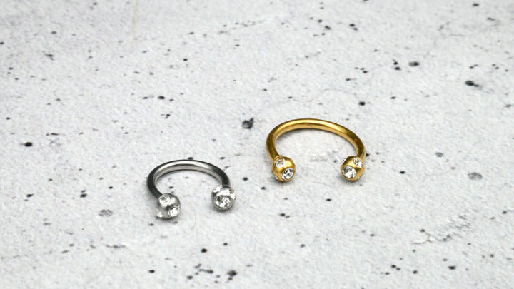 Piercing/Hufeisen Circular Barbell Chirurgenstahl - 1F/19