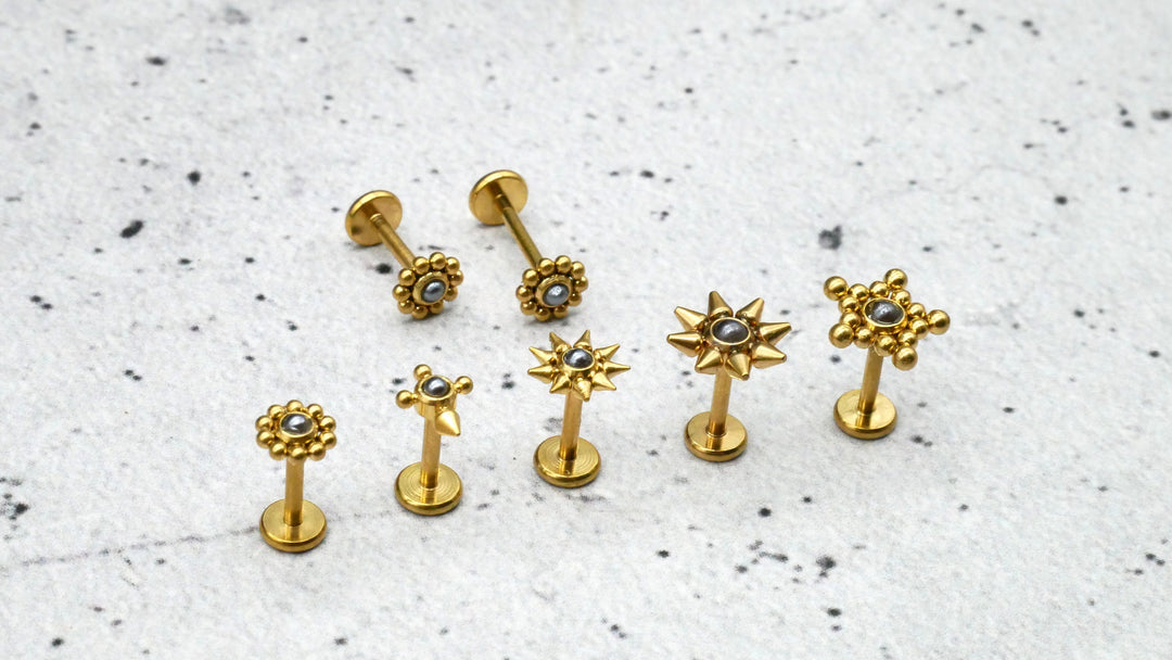 Piercing/Labret/Medusa/Tragus Chirurgenstahl - 1G/04