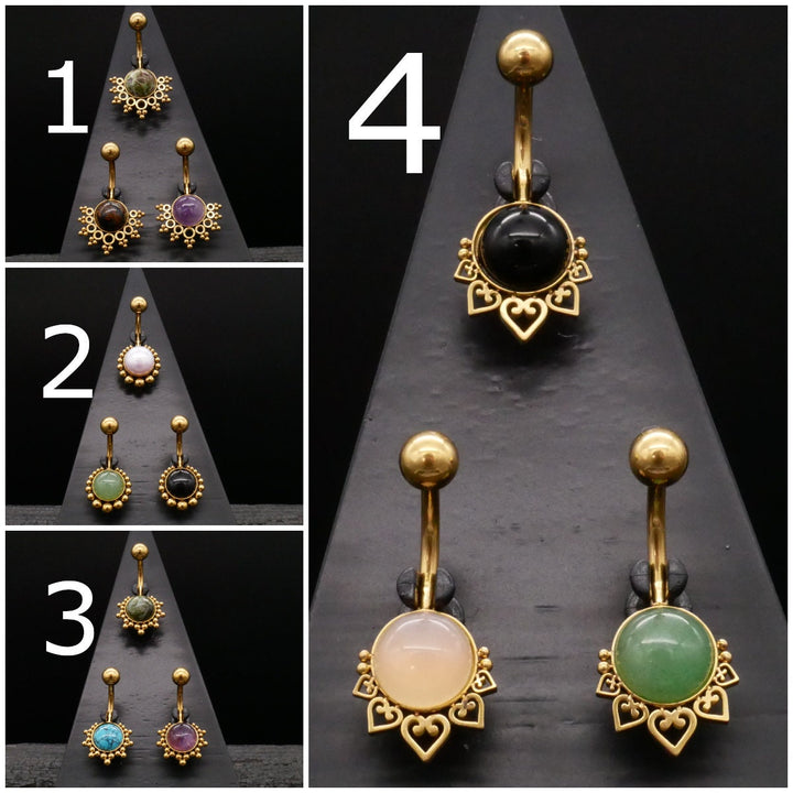 Bauchnabelpiercing Chirurgenstahl - 1M/02