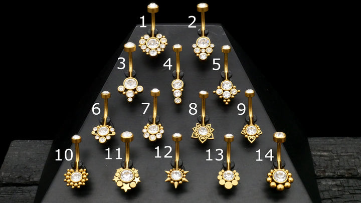 Bauchnabelpiercing Chirurgenstahl - 1M/05