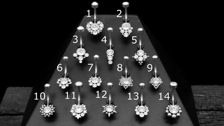 Bauchnabelpiercing Chirurgenstahl - 1M/05