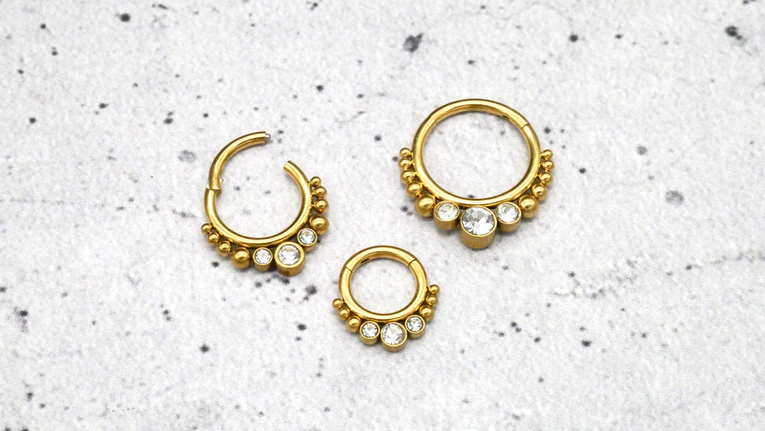 Piercing Ring Septum Chirurgenstahl 1,2mm 16g - 1A/16