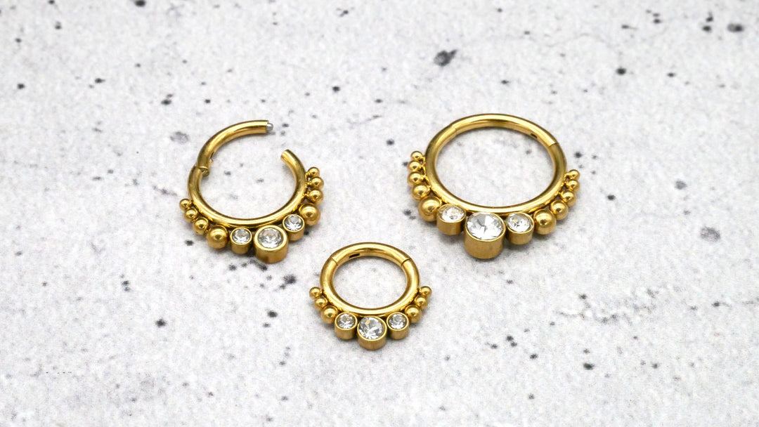 Piercing Ring Septum Chirurgenstahl 1,2mm 16g - 1A/16